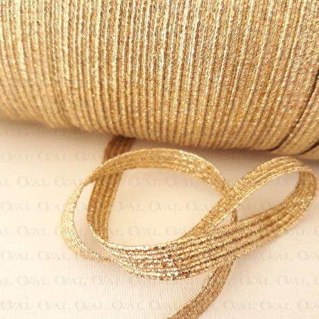 Elastic 5mm/1 or 50m gold 2844