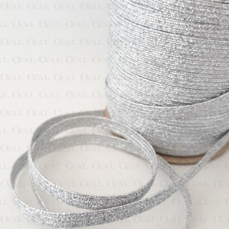 Guma 5mm/1 lub 50m srebrna   2845