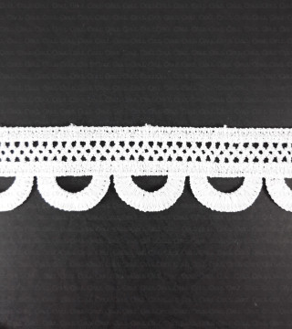 Guipure lace 30 mm /1 m white 2232