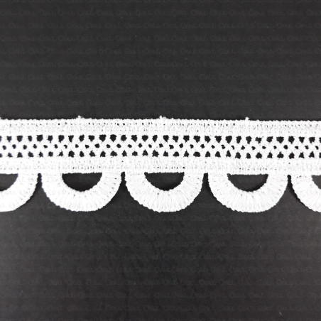 Guipure lace 30 mm /1 m white 2232