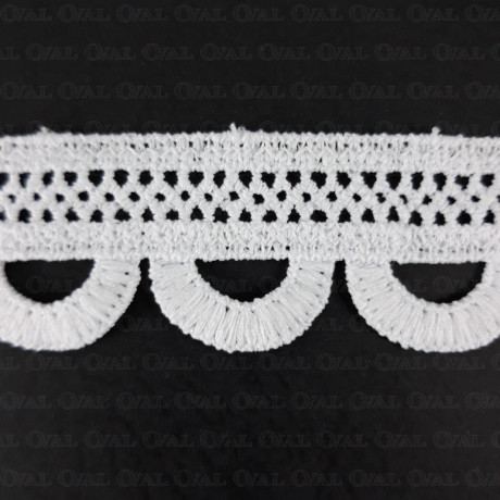 Guipure lace 30 mm /1 m white 2232