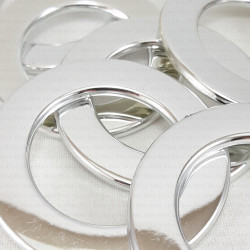 Kółko plastikowe błyszczące srebro 2846 Kółko plastikowe błyszczące srebro 2846