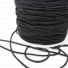 Round Black Elastic 1.2mm / 1m or 100m no. 527