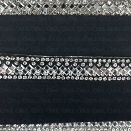 Tape with crystals, decorative tape with crystals for curtains