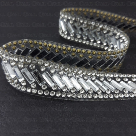 Taśma termo zkamieniami 13mm/1yard 1818