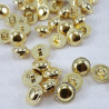 Metallic button 11mm/144pcs gold 2858