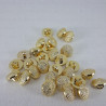 Plastic button 10mm/144pcs gold 2859
