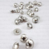 Guzik plastikowy 10mm,11,5mm/144szt srebrny 2860