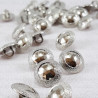 Plastic button 11.5mm/144pcs silver 2861