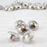 Plastic button 11.5mm/144pcs silver 2861