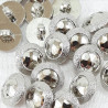 Plastic button 11.5mm/144pcs silver 2861