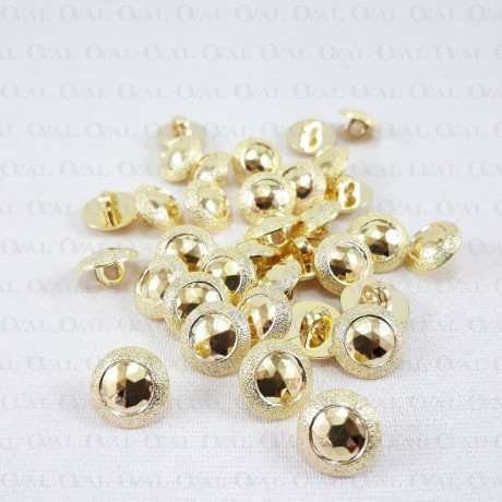 Plastic button 11.5mm/144pcs gold 2862
