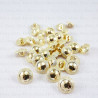 Plastic button 11.5mm/144pcs gold 2862