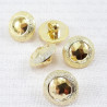 Plastic button 11.5mm/144pcs gold 2862