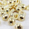 Plastic button 11.5mm/144pcs gold 2862