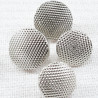 Plastic button 10mm, 8.5mm/144pcs silver 2863