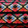 Ethnic decorative ribbon 25 mm no. 176