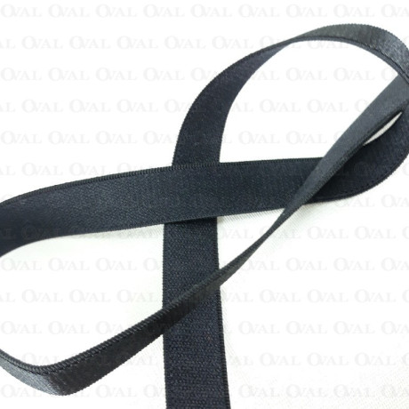 12mm strap elastic / 1m BLACK 2865 E