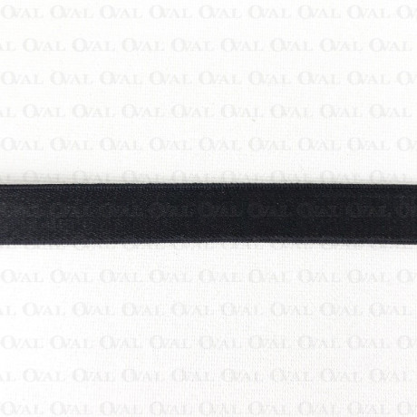 12mm strap elastic / 1m BLACK 2865 E