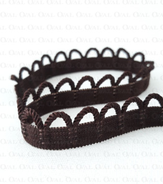 Guma bieliźniana 13mm/1m  brąz 2868