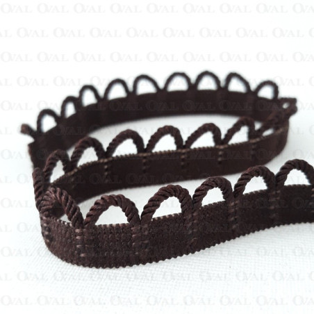 Guma bieliźniana 13mm/1m  brąz 2868