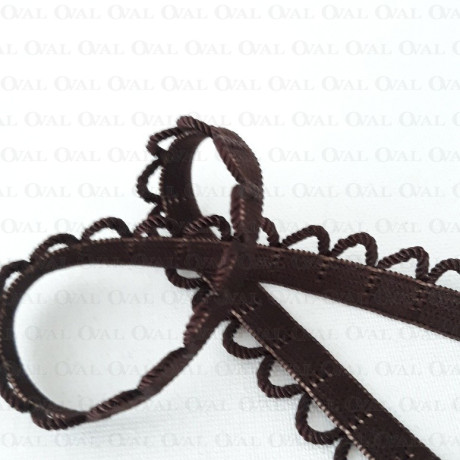13mm/1m brown lingerie elastic 2868
