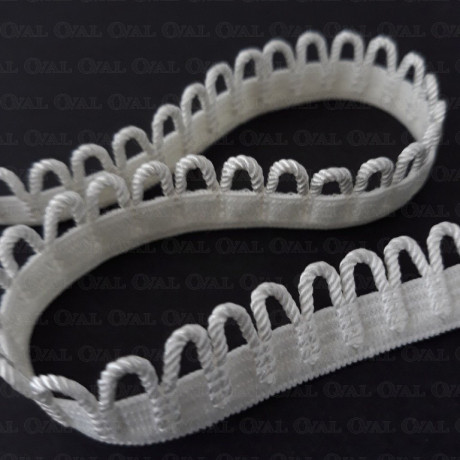 Lingerie elastic 13mm/1m ecru 2869