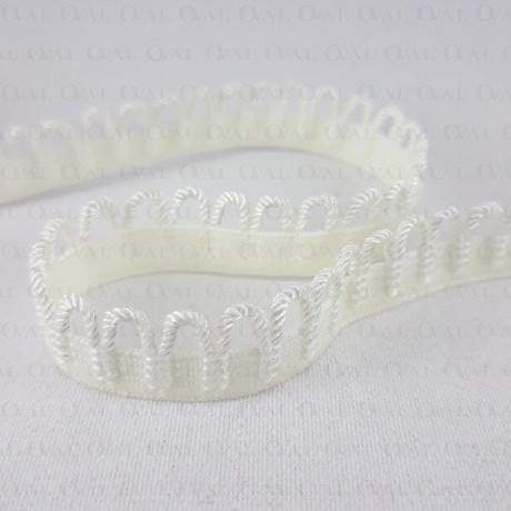 Lingerie elastic 13mm/1m ecru 2869