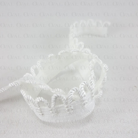 13mm/1m white lingerie elastic 2870