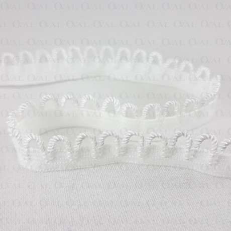 13mm/1m white lingerie elastic 2870