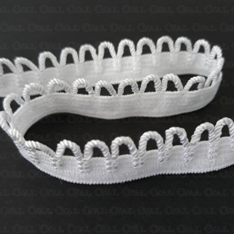 Guma bieliźniana 13mm/1m biel 2870