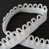 13mm/1m white lingerie elastic 2870