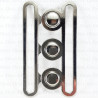 Metal clasp 80mm 1291