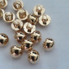 Button 7mm/144pcs gold 2873