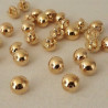 Button 7mm/144pcs gold 2873