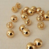 Button 7mm/144pcs gold 2873