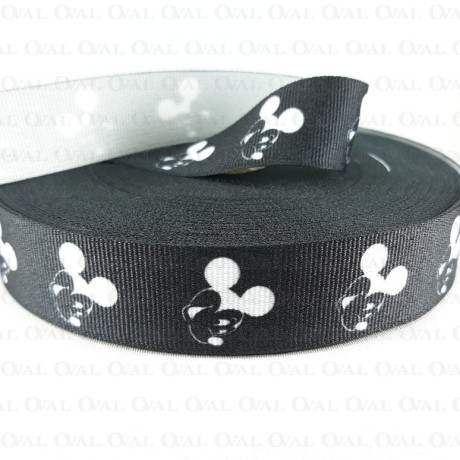Decorative printed ribbon 25 mm / 1 or 50 m 2874