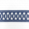 Guipure lace 50 mm/1 yard navy blue 2878