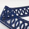 Guipure lace 50 mm/1 yard navy blue 2878