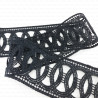 Guipure lace 50 mm/1 yard black 2880