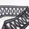 Guipure lace 50 mm/1 yard black 2880