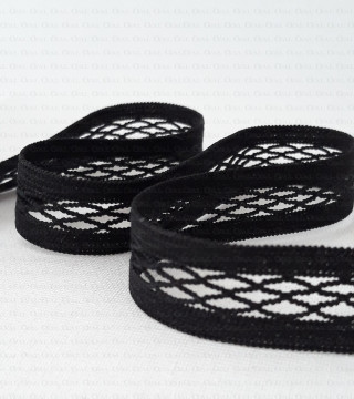 Taśma ozdobna elastyczna 15mm/1m nr 2883