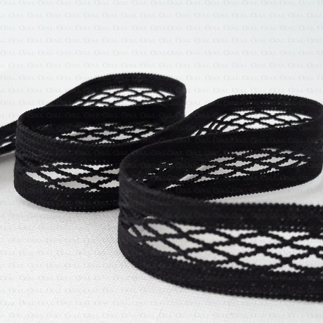 Decorative elastic tape 15mm/1m no. 2883