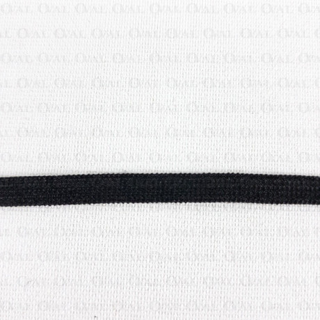 black elastic for mask, black 5mm elastic