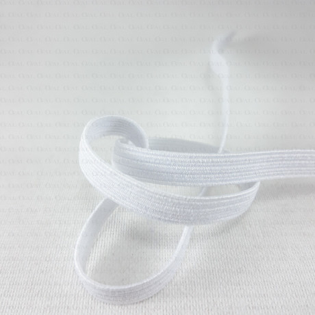 Guma w oplocie 4mm/100m  biała    2891