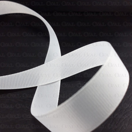 Grosgrain ribbon 10mm / 30 yards white 2894