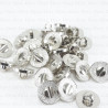 Plastic button 11mm/144pcs silver 2901