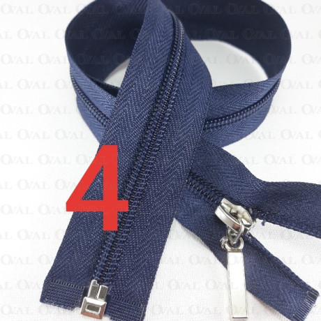 Separating zips 55cm various colours 1966