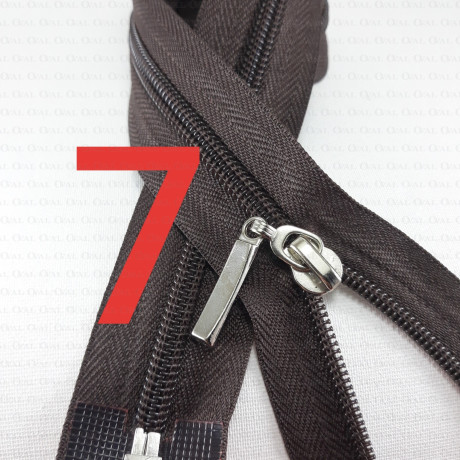 Separating zips 55cm various colours 1966