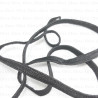4mm / 400m black flat elastic 2607